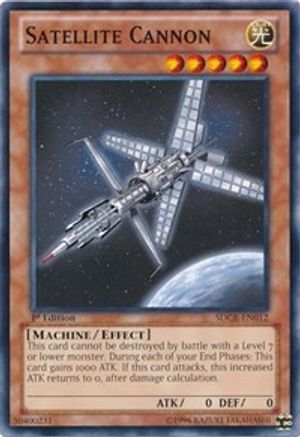 Satellite Cannon (SDCR-EN012) - Structure Deck: Cyber Dragon Revolution Unlimited - Premium Yugioh Single from Konami - Just $0.25! Shop now at Game Crave Tournament Store