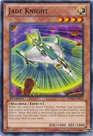 Jade Knight (SDCR-EN014) - Structure Deck: Cyber Dragon Revolution 1st Edition - Premium Yugioh Single from Konami - Just $0.26! Shop now at Game Crave Tournament Store