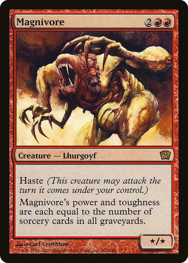 Magnivore (9ED-202★) - Ninth Edition Foil - Premium MTG Single from Wizards of the Coast - Just $4.90! Shop now at Game Crave Tournament Store