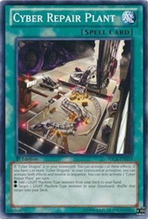 Cyber Repair Plant (SDCR-EN019) - Structure Deck: Cyber Dragon Revolution 1st Edition - Premium Yugioh Single from Konami - Just $0.25! Shop now at Game Crave Tournament Store