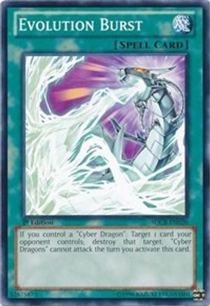 Evolution Burst (SDCR-EN020) - Structure Deck: Cyber Dragon Revolution 1st Edition - Premium Yugioh Single from Konami - Just $0.25! Shop now at Game Crave Tournament Store