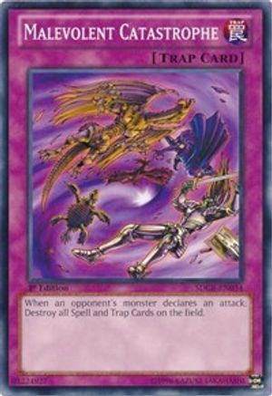 Malevolent Catastrophe (SDCR-EN034) - Structure Deck: Cyber Dragon Revolution Unlimited - Premium Yugioh Single from Konami - Just $0.30! Shop now at Game Crave Tournament Store