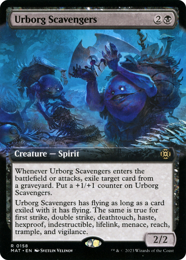 Urborg Scavengers (MAT-158) - March of the Machine: The Aftermath: (Extended Art) - Premium MTG Single from Wizards of the Coast - Just $0.08! Shop now at Game Crave Tournament Store