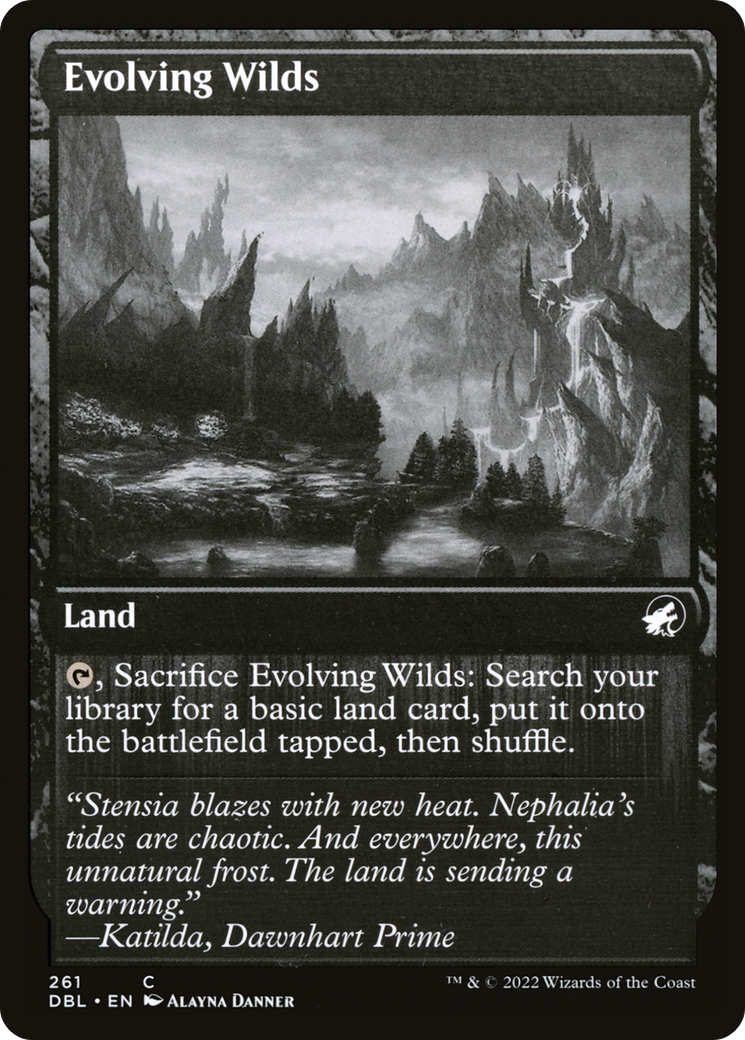 Evolving Wilds (DBL-261) - Innistrad: Double Feature - Premium MTG Single from Wizards of the Coast - Just $0.08! Shop now at Game Crave Tournament Store