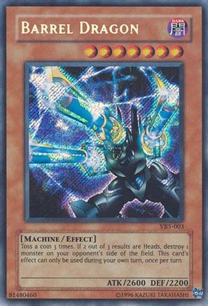 Barrel Dragon (VB5-003) - The Valuable Book Volume 5 Unlimited - Premium Yugioh Single from Konami - Just $6.89! Shop now at Game Crave Tournament Store