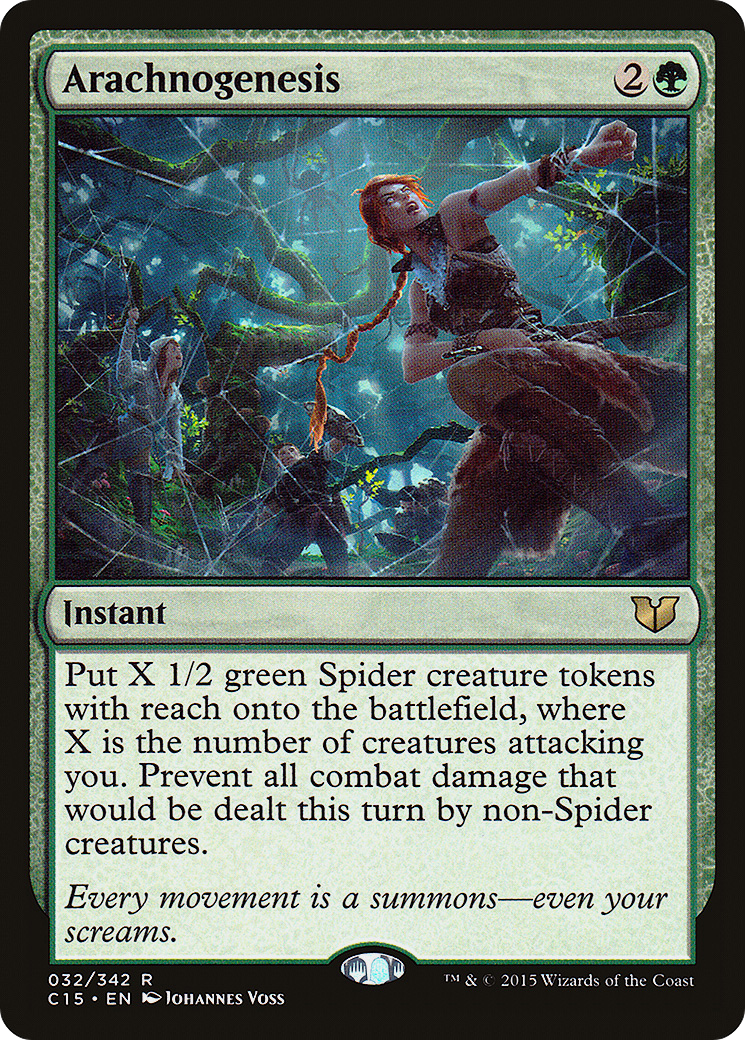 Arachnogenesis (C15-032) - Commander 2015 - Premium MTG Single from Wizards of the Coast - Just $0.86! Shop now at Game Crave Tournament Store