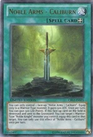 Noble Arms - Caliburn (CBLZ-ENSP1) (CBLZ-ENSP1) - Cosmo Blazer Limited - Premium Yugioh Single from Konami - Just $0.33! Shop now at Game Crave Tournament Store