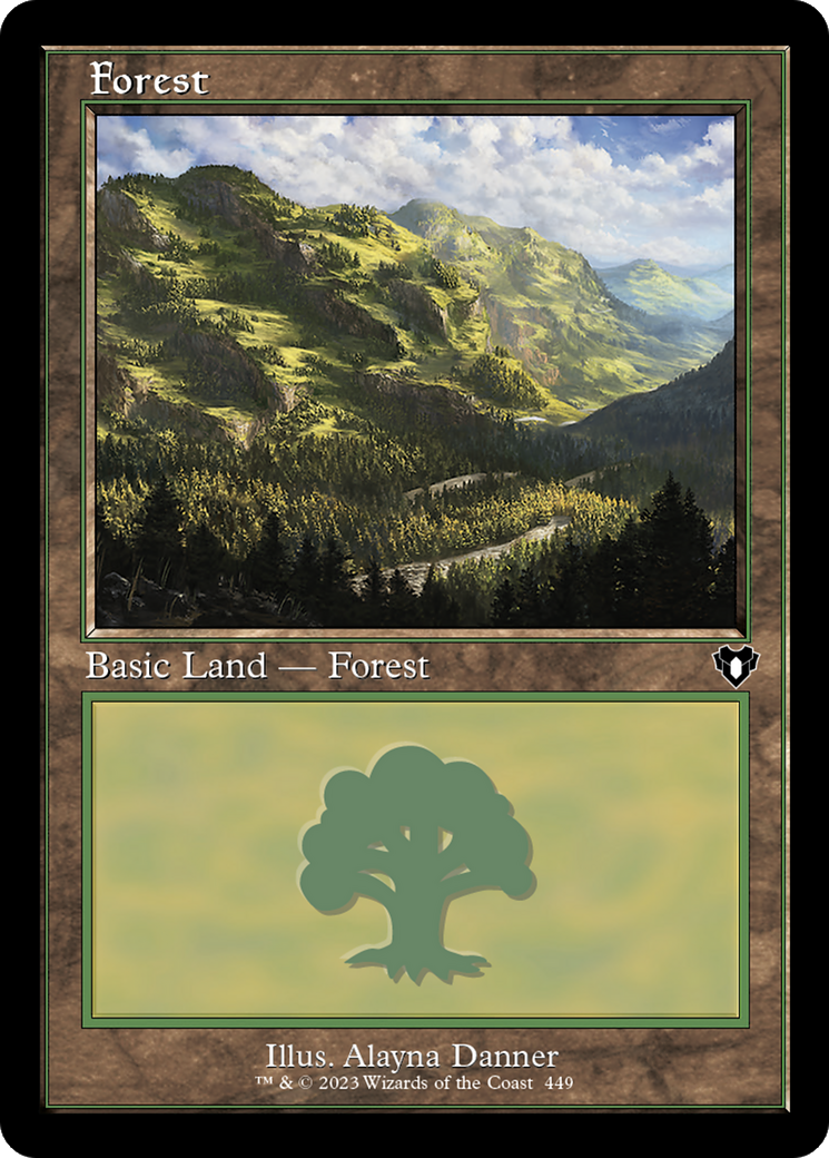 Forest (CMM-449) - Commander Masters - Premium MTG Single from Wizards of the Coast - Just $0.09! Shop now at Game Crave Tournament Store