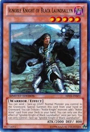 Ignoble Knight of Black Laundsallyn (ABYR-ENSP1) (ABYR-ENSP1) - Abyss Rising Limited - Premium Yugioh Single from Konami - Just $0.26! Shop now at Game Crave Tournament Store