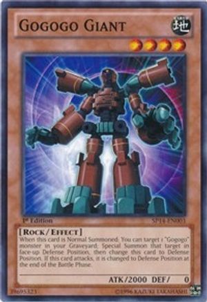 Gogogo Giant (SP14-EN003) - Star Pack 2014 1st Edition - Premium Yugioh Single from Konami - Just $0.25! Shop now at Game Crave Tournament Store