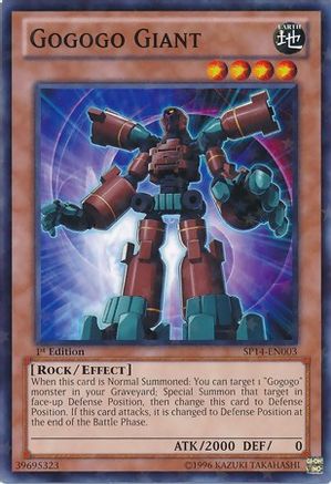 Gogogo Giant (Starfoil) (SP14-EN003) - Star Pack 2014 1st Edition - Premium Yugioh Single from Konami - Just $0.25! Shop now at Game Crave Tournament Store