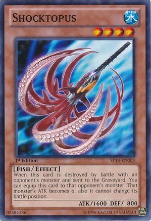 Shocktopus (Starfoil) (SP14-EN005) - Star Pack 2014 1st Edition - Premium Yugioh Single from Konami - Just $0.25! Shop now at Game Crave Tournament Store