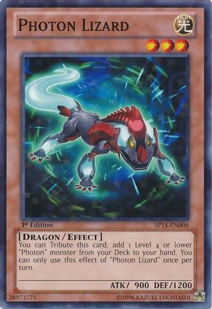 Photon Lizard (Starfoil) (SP14-EN006) - Star Pack 2014 1st Edition - Premium Yugioh Single from Konami - Just $0.25! Shop now at Game Crave Tournament Store