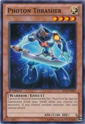 Photon Thrasher (SP14-EN007) - Star Pack 2014 1st Edition - Premium Yugioh Single from Konami - Just $0.56! Shop now at Game Crave Tournament Store