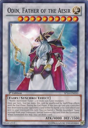 Odin, Father of the Aesir (Starfoil) (SP14-EN050) - Star Pack 2014 1st Edition - Premium Yugioh Single from Konami - Just $3.49! Shop now at Game Crave Tournament Store