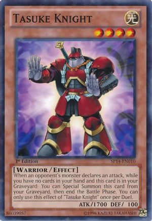 Tasuke Knight (Starfoil) (SP14-EN010) - Star Pack 2014 1st Edition - Premium Yugioh Single from Konami - Just $0.25! Shop now at Game Crave Tournament Store