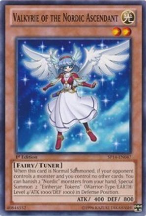 Valkyrie of the Nordic Ascendant (SP14-EN047) - Star Pack 2014 1st Edition - Premium Yugioh Single from Konami - Just $0.26! Shop now at Game Crave Tournament Store