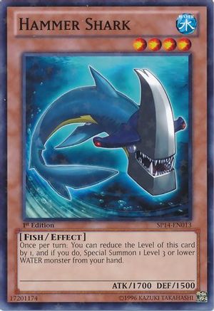 Hammer Shark (Starfoil) (SP14-EN013) - Star Pack 2014 1st Edition - Premium Yugioh Single from Konami - Just $0.46! Shop now at Game Crave Tournament Store