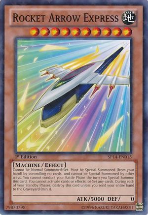 Rocket Arrow Express (Starfoil) (SP14-EN015) - Star Pack 2014 1st Edition - Premium Yugioh Single from Konami - Just $0.09! Shop now at Game Crave Tournament Store