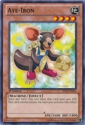 Aye-Iron (SP14-EN016) - Star Pack 2014 1st Edition - Premium Yugioh Single from Konami - Just $0.25! Shop now at Game Crave Tournament Store