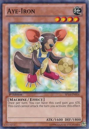 Aye-Iron (Starfoil) (SP14-EN016) - Star Pack 2014 1st Edition - Premium Yugioh Single from Konami - Just $0.25! Shop now at Game Crave Tournament Store