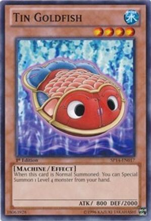 Tin Goldfish (SP14-EN017) - Star Pack 2014 1st Edition - Premium Yugioh Single from Konami - Just $0.93! Shop now at Game Crave Tournament Store