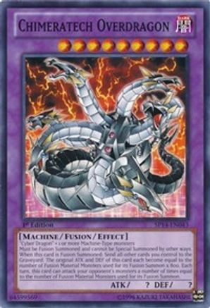 Chimeratech Overdragon (SP14-EN043) - Star Pack 2014 1st Edition - Premium Yugioh Single from Konami - Just $0.29! Shop now at Game Crave Tournament Store