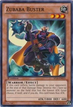 Zubaba Buster (SP14-EN019) - Star Pack 2014 1st Edition - Premium Yugioh Single from Konami - Just $0.25! Shop now at Game Crave Tournament Store