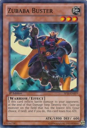 Zubaba Buster (Starfoil) (SP14-EN019) - Star Pack 2014 1st Edition - Premium Yugioh Single from Konami - Just $0.08! Shop now at Game Crave Tournament Store