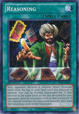 Reasoning (Starfoil) (SP14-EN041) - Star Pack 2014 1st Edition - Premium Yugioh Single from Konami - Just $2.23! Shop now at Game Crave Tournament Store