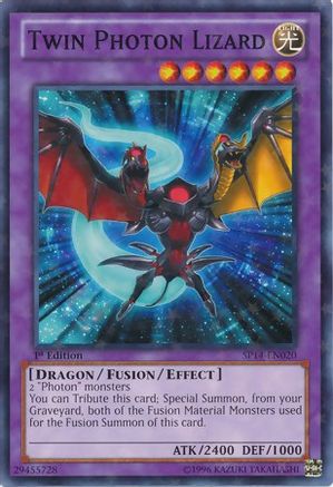 Twin Photon Lizard (Starfoil) (SP14-EN020) - Star Pack 2014 1st Edition - Premium Yugioh Single from Konami - Just $0.25! Shop now at Game Crave Tournament Store