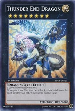 Thunder End Dragon (SP14-EN021) - Star Pack 2014 1st Edition - Premium Yugioh Single from Konami - Just $2.48! Shop now at Game Crave Tournament Store