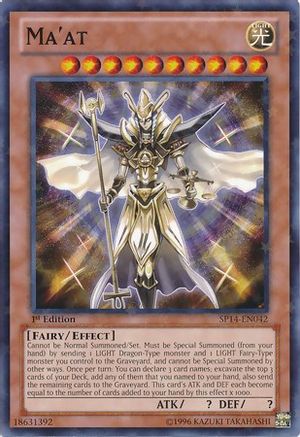 Ma'at (Starfoil) (SP14-EN042) - Star Pack 2014 1st Edition - Premium Yugioh Single from Konami - Just $0.26! Shop now at Game Crave Tournament Store