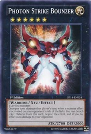 Photon Strike Bounzer (SP14-EN024) - Star Pack 2014 1st Edition - Premium Yugioh Single from Konami - Just $1.02! Shop now at Game Crave Tournament Store