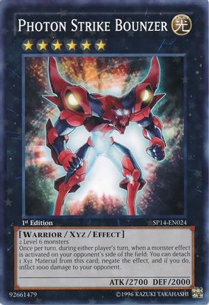 Photon Strike Bounzer (Starfoil) (SP14-EN024) - Star Pack 2014 1st Edition - Premium Yugioh Single from Konami - Just $1.47! Shop now at Game Crave Tournament Store