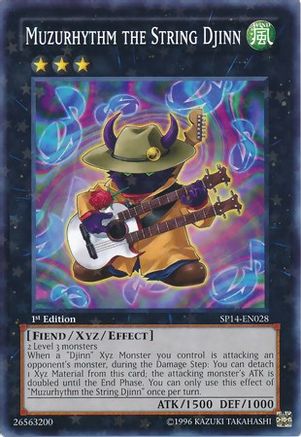 Muzurhythm the String Djinn (Starfoil) (SP14-EN028) - Star Pack 2014 1st Edition - Premium Yugioh Single from Konami - Just $0.25! Shop now at Game Crave Tournament Store