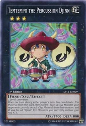 Temtempo the Percussion Djinn (SP14-EN029) - Star Pack 2014 1st Edition - Premium Yugioh Single from Konami - Just $0.42! Shop now at Game Crave Tournament Store