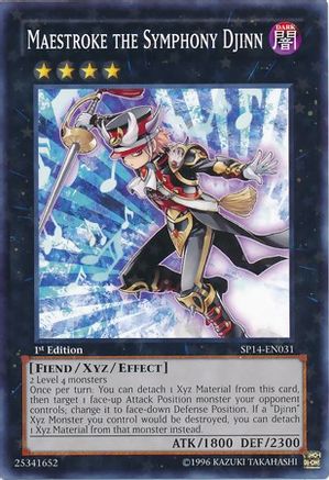 Maestroke the Symphony Djinn (Starfoil) (SP14-EN031) - Star Pack 2014 1st Edition - Premium Yugioh Single from Konami - Just $0.53! Shop now at Game Crave Tournament Store