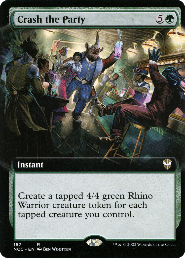 Crash the Party (NCC-157) - New Capenna Commander: (Extended Art) - Premium MTG Single from Wizards of the Coast - Just $0.08! Shop now at Game Crave Tournament Store