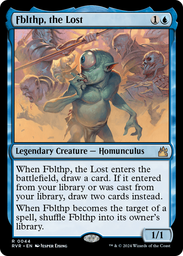 Fblthp, the Lost (RVR-044) - Ravnica Remastered Foil - Premium MTG Single from Wizards of the Coast - Just $0.08! Shop now at Game Crave Tournament Store