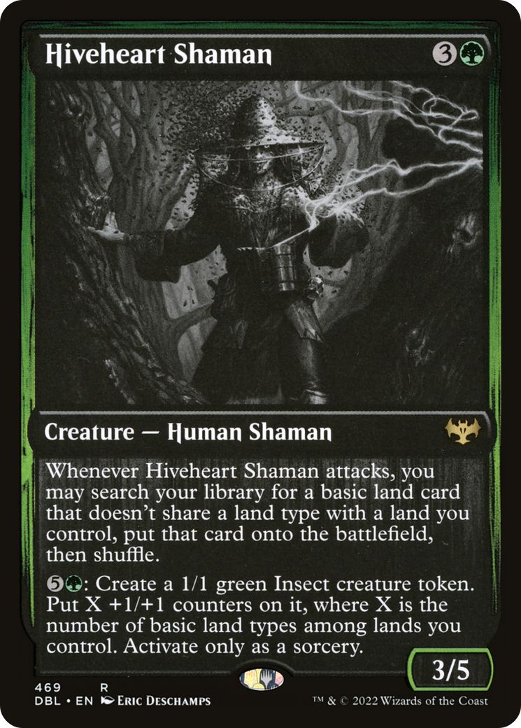 Hiveheart Shaman (DBL-469) - Innistrad: Double Feature Foil - Premium MTG Single from Wizards of the Coast - Just $0.08! Shop now at Game Crave Tournament Store