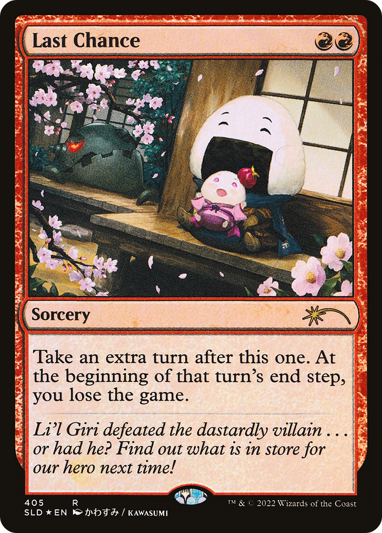 Last Chance (SLD-405) - Secret Lair Drop Foil - Premium MTG Single from Wizards of the Coast - Just $1.96! Shop now at Game Crave Tournament Store