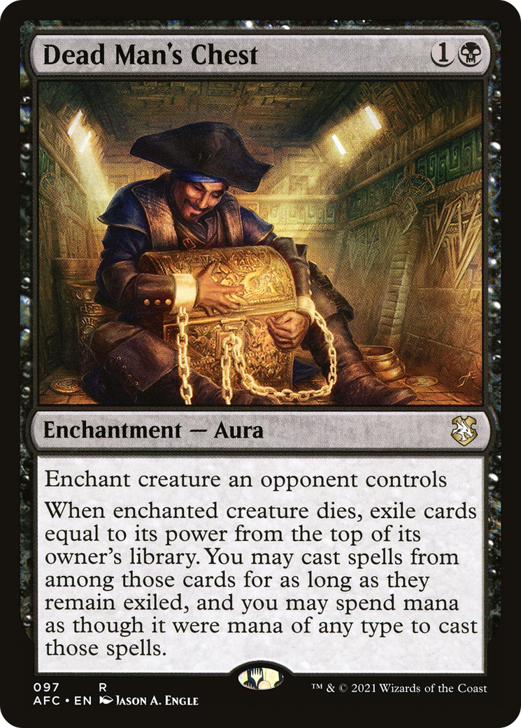 Dead Man's Chest (AFC-097) - Forgotten Realms Commander - Premium MTG Single from Wizards of the Coast - Just $0.09! Shop now at Game Crave Tournament Store