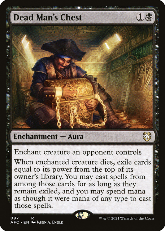 Dead Man's Chest (AFC-097) - Forgotten Realms Commander - Premium MTG Single from Wizards of the Coast - Just $0.09! Shop now at Game Crave Tournament Store