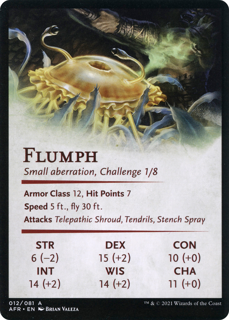 Flumph // Flumph (AAFR-012) - Adventures in the Forgotten Realms Art Series (Borderless) Foil - Premium MTG Single from Wizards of the Coast - Just $0! Shop now at Game Crave Tournament Store
