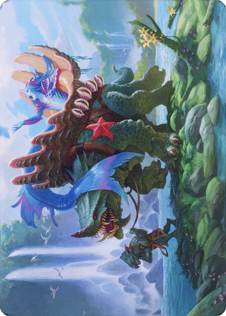 Vodalian Mindsinger // Vodalian Mindsinger (ADMU-021) - Dominaria United Art Series (Borderless) - Premium MTG Single from Wizards of the Coast - Just $0! Shop now at Game Crave Tournament Store