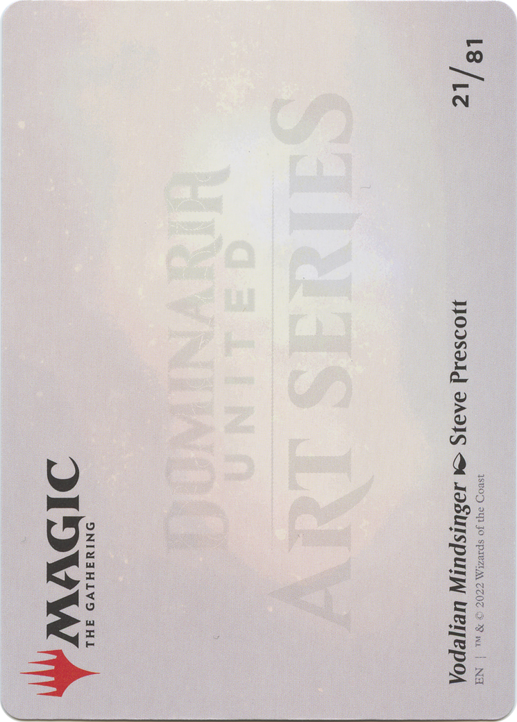 Vodalian Mindsinger // Vodalian Mindsinger (ADMU-021) - Dominaria United Art Series (Borderless) Foil - Premium MTG Single from Wizards of the Coast - Just $0! Shop now at Game Crave Tournament Store