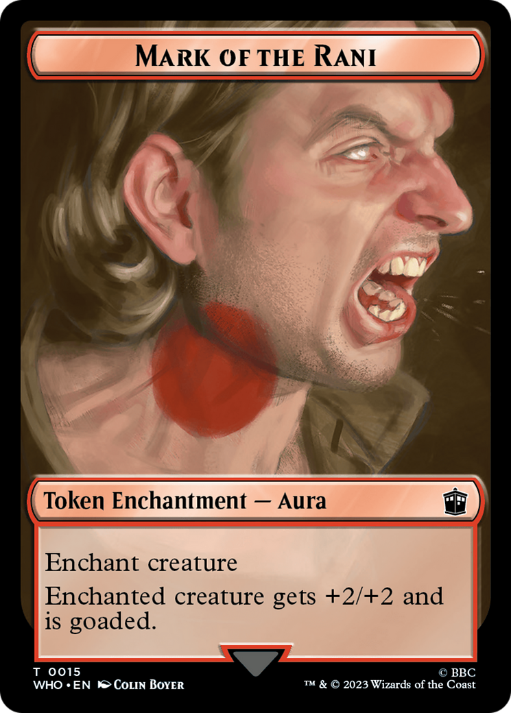 Mark of the Rani (TWHO-015) - Doctor Who Tokens Foil - Premium MTG Single from Wizards of the Coast - Just $0! Shop now at Game Crave Tournament Store