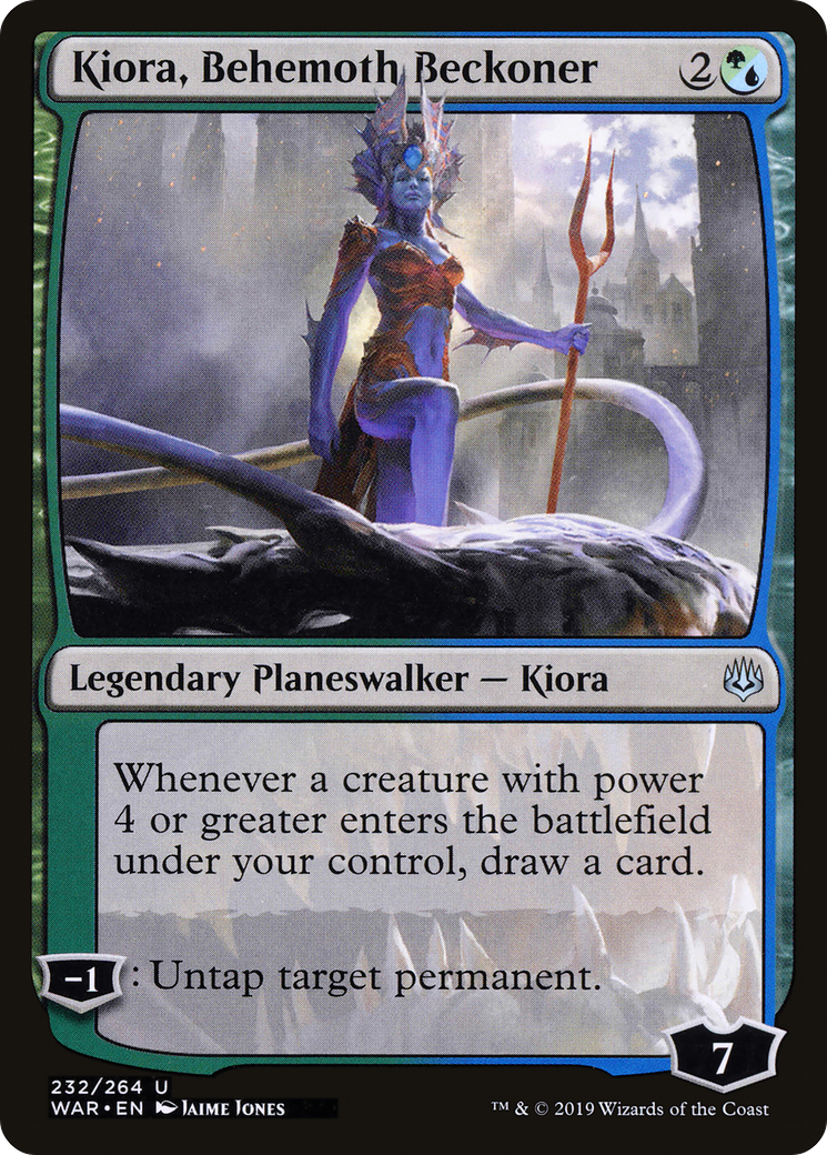 Kiora, Behemoth Beckoner (WAR-232) - War of the Spark - Premium MTG Single from Wizards of the Coast - Just $0.66! Shop now at Game Crave Tournament Store