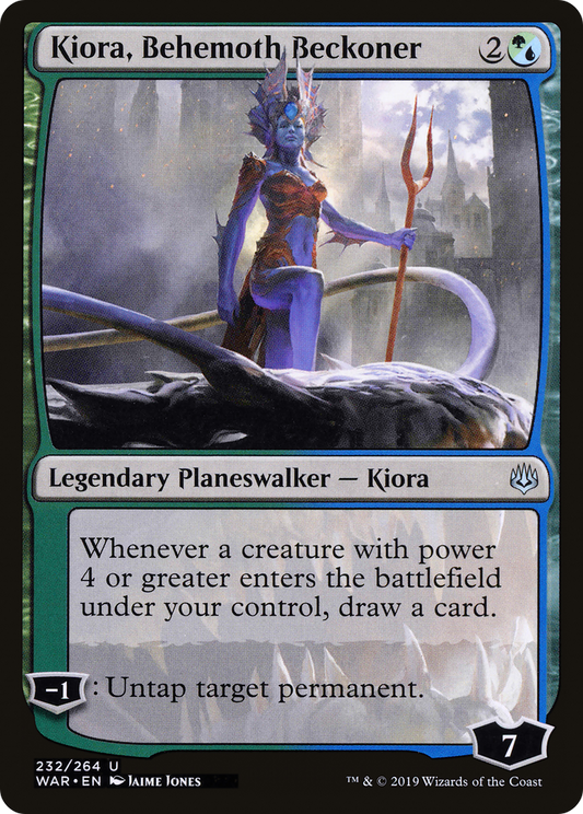 Kiora, Behemoth Beckoner (WAR-232) - War of the Spark - Premium MTG Single from Wizards of the Coast - Just $0.66! Shop now at Game Crave Tournament Store